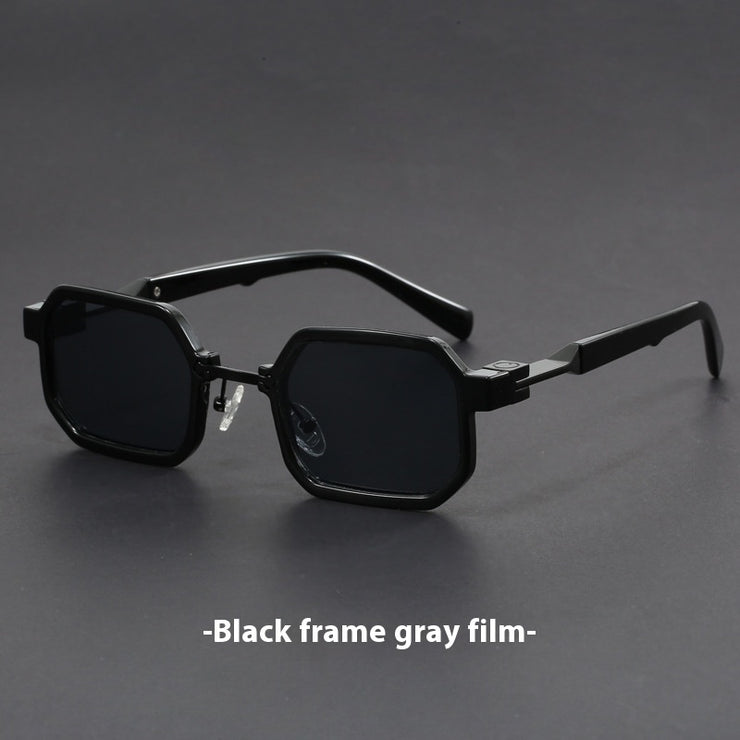 Retro Polygon Exquisite Sun Glasses Women