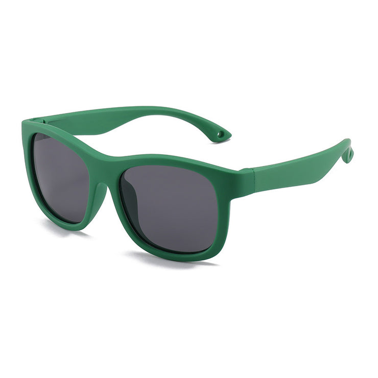 0-3 Years Old Baby Sunglasses Outdoor Silicone Frame Children Outdoor Sun-shade Glasses