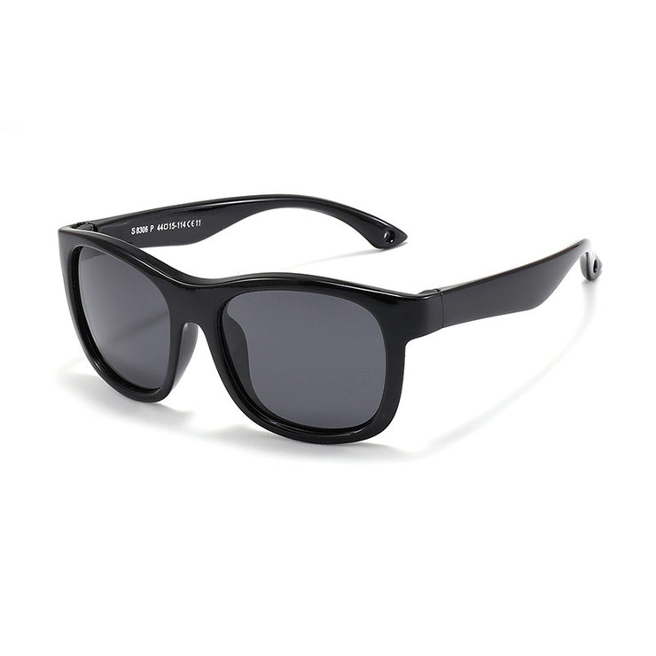0-3 Years Old Baby Sunglasses Outdoor Silicone Frame Children Outdoor Sun-shade Glasses