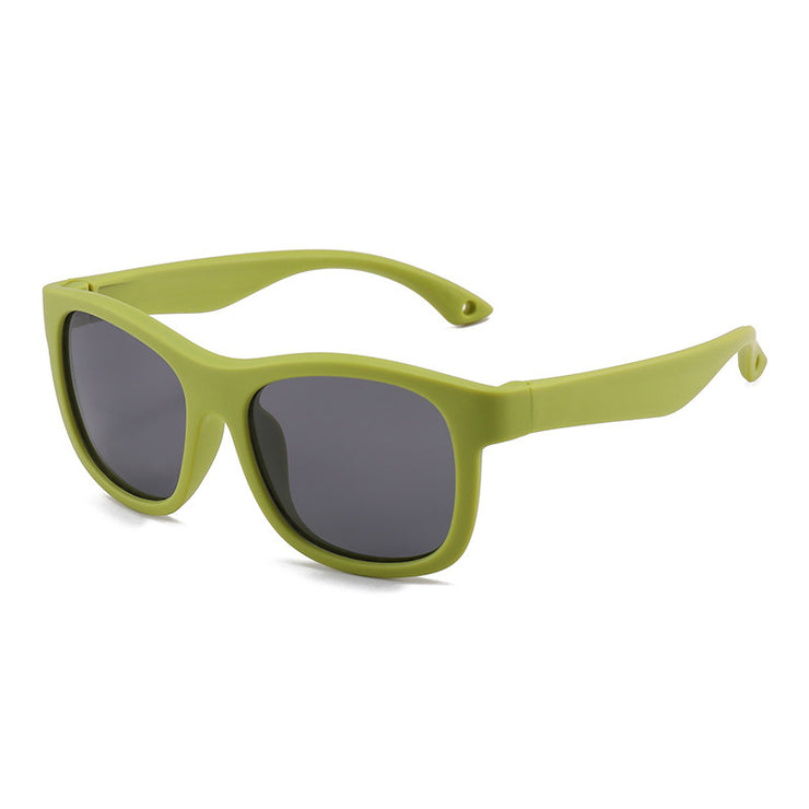 0-3 Years Old Baby Sunglasses Outdoor Silicone Frame Children Outdoor Sun-shade Glasses