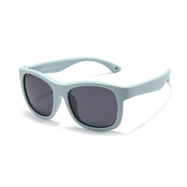0-3 Years Old Baby Sunglasses Outdoor Silicone Frame Children Outdoor Sun-shade Glasses
