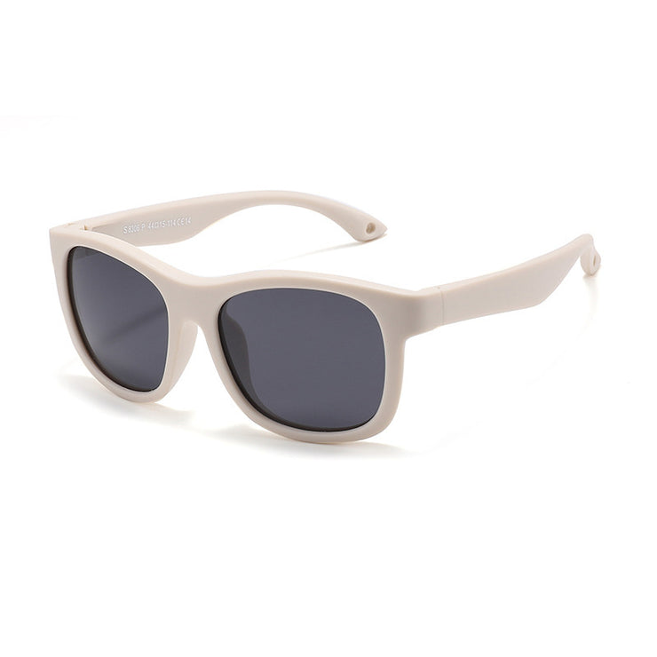 0-3 Years Old Baby Sunglasses Outdoor Silicone Frame Children Outdoor Sun-shade Glasses