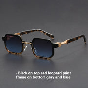 Retro Polygon Exquisite Sun Glasses Women