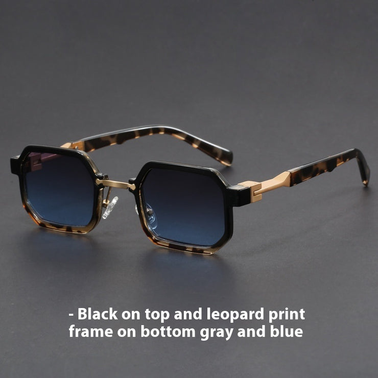 Retro Polygon Exquisite Sun Glasses Women